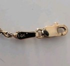 14k Yellow Gold 10 1 4  Twisted Rope Ankle Bracelet 2 Grams