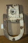 Vintage National Mfg  Co  Big 4 Iron Barn Door Rollers Sterling Ill-roll Freely