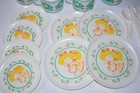 Vintage 1983 Cabbage Patch Kids Plastic Tea Set Plates Cups Used