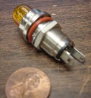 Military Neon Glow Light Socket Assembly Pe-810008 8p50 Indicator Panel Amber