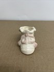 Vintage Baby Shoe Bootie Ceramic Planter Reborn Nursery Decor
