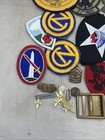 Mixed Military Patch   Pin Lot  dd190
