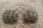 Vintage Art Deco Rhinestone Belt Buckle 1920 30   s Missing Stones 3    Silver Tone
