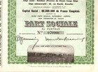 Societe D Elevage - Congo Belge - Original Bond  Certificate - 1944 -  079960