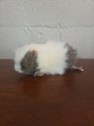 Hansa Guinea Pig Plush 8  Realistic White Speckle Stuffed Animal 2012
