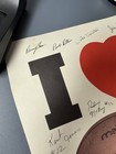 Vtg Louisville Cardinals Basketball Print Signed Poster Uofl Team Denny Crum    95