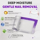 250 Pack Bulk Acetone Nail Polish Remover Pads  Individually Wrapped   Travel