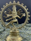 Antique   Brass  Bronze Statue Of Dancing God Shiva Nataraja   270 Free Postage