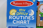 Melissa And Doug My Daily Routines Chart Wooden Toy For Kids - Ages 3   - New
