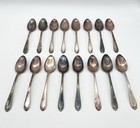 Vintage Rogers Bros Is Silverplate Teaspoons Set Of 16 Floral Flatware 6    Patina