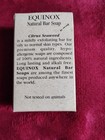 New Equinox Natural Bar Soap - Citrus Seaweed For Oily To Normal Skin   3 75 Oz 