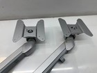 Monitor Desk Mount Stand Arm Screens 2pcs  no Screw  Up To 34  -silver