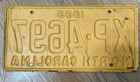 Vintage 1966 North Carolina License Plate     Authentic Collectible   Xp-4697