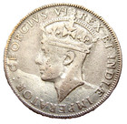 British East Africa George Vi 1941 1 Shilling  Lion   Mountains Billon Km  28