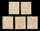 Goodchoice  British Guiana Qv   141-142 144 146 166 Penned Cancels Cv 104