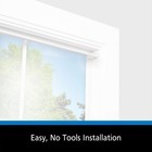 Adjustable Tension Curtain Rod 28 To 48 Inches White Window Drapery Shower Rod