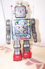 1960 s Horikawa S h Fighting Robot W  Original Box In Near Mint Condition