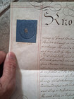 1819 Document Ship Providence Ipswich England Isaac Bennett William Elliston