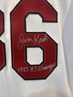 Beautiful 1 Of 1 Jim Kaat St  Louis Cardinals 1982 Ws Champs Auto d Worn Jersey 