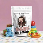 Baby On Board Car Sticker  Waterproof And Uv-resistant Safety Sign  Easy To Appl