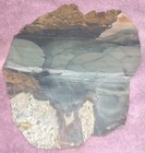 468g Aaa  Blue Mountain Jasper Rough Face Lapidary Display Slab  648