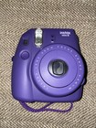 Fujifilm Instax Mini 8 Instant Film Camera Purple Film Tested Works Great 
