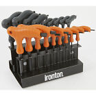 Ironton 18-pc  T-handle Hex Key Set  Sae metric Sizes