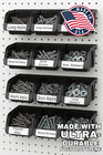 Pegboard Bins - 6 Each 7    6 Each 5  Organizing Bins - Hooks To Peg Board Panel