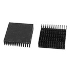 Aluminum Heatsink Heat Sink Cooling Cooler Fin Black 40mm X 40mm X 11mm 4 Pcs
