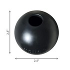 Kong Extreme Ball 2-pack     Durable Rubber Dog Toy For Power Small  Black