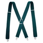 Mens X Back Suspenders Adjustable Elastic Strap Heavy Duty Clips Pants Brace Us