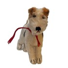 Vintage Steiff Fox Terrier Dog Mohair Plush Wire Hair Terrier Germany 9 