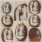 Antique Victorian Era 1800s Cameo Collection  Greek Mythology