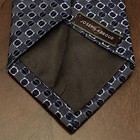 Vintage Joseph Abboud Blue 100  Silk Men   s Neck Tie Made In Italy