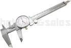 Stainless Steel 6  150mm Dual Readings Dial Caliper Metric Sae Standard Inch Mm