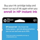 Hp 61 Black Original Ink Cartridge   170 Pages  Ch561wn 140 Expiration  26 27