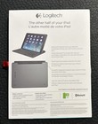 New Sealed Logitech Ultrathin Magnetic Clip-on Keyboard Cover For Ipad Air Black