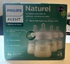 Philips Avent Natural Glass Baby Bottle Response Newborn - 4oz  4 Pack 