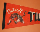 Rare Vintage 1960 s Detroit Tigers Full Size Baseball Pennant