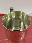 Tiffany   Co  Makers Modern Design Sterling Silver Baby Cup 23498  lhi monogram