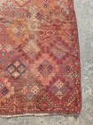 Vintage Hand Made Traditional Rug Oriental Wool Multicolor Carpet 156x96 Cm