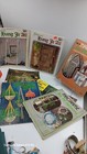 Pattern Books Macrame Lot Of 8 Vtg 1970s Knotty Pots Macrame Elegance Hang It Al