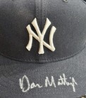 2001 Fleer Legacy Autographed Fitted Cap Don Mattingly Coa Auto Hat