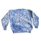 Vintage 90s Kids Sweatshirt Aristocats Blue Tie Dye Crew Neck Fleece Size 6x