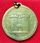 France 1916 Wwi Verdun On Ne Passe Pas Bronze Medal By Vernier - Free Shipping