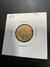 1955 Mexican 5 Peso Gold Coin About Uncirculated   Agw  1205oz Gold Investment 