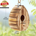 Hummingbird House wooden Birdhouse For Outside hanging Small Bird Houses
