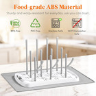 Portable Baby Bottle Drying Rack With Drain Mat   Tray  Bpa Free   Detachable Bo