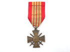 Original Wwii French Croix-de-guerre 1939 Medal With Star