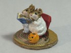 Wee Forest Folk Retired Miniature Figurine M-225 Scarey Stories  dp  1997